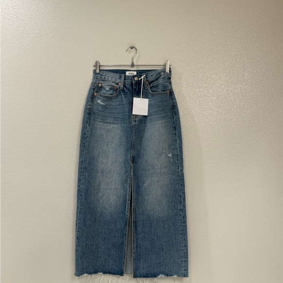 Pistola Alice Denim Midi Skirt - Picture 7 of 13